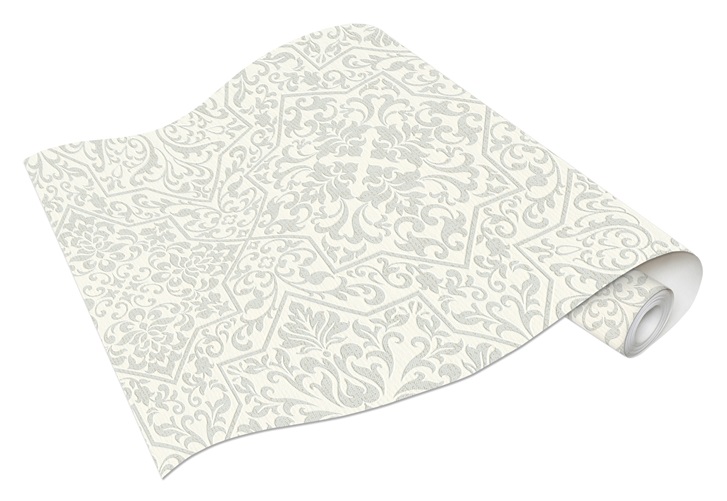 Papel de Parede com Folhagens Bege